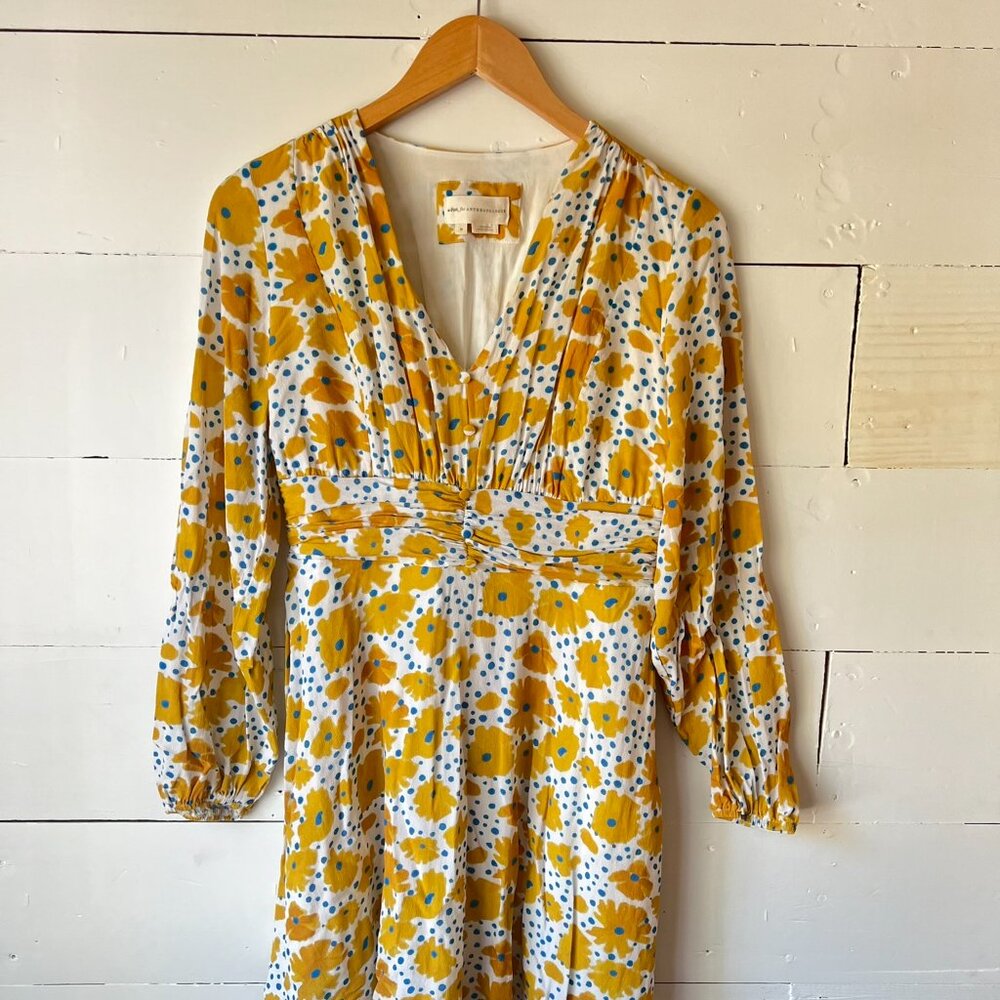 Vera for Anthropologie Buttercup Mini Dress size Medium - Picture 2 of 6